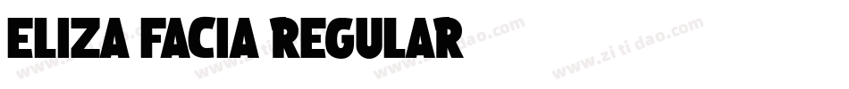Eliza Facia Regular字体转换